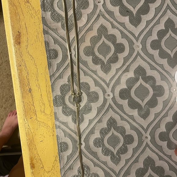 Kendra Scott Starla Y necklace in platinum drusy and gold - Picture 4 of 4